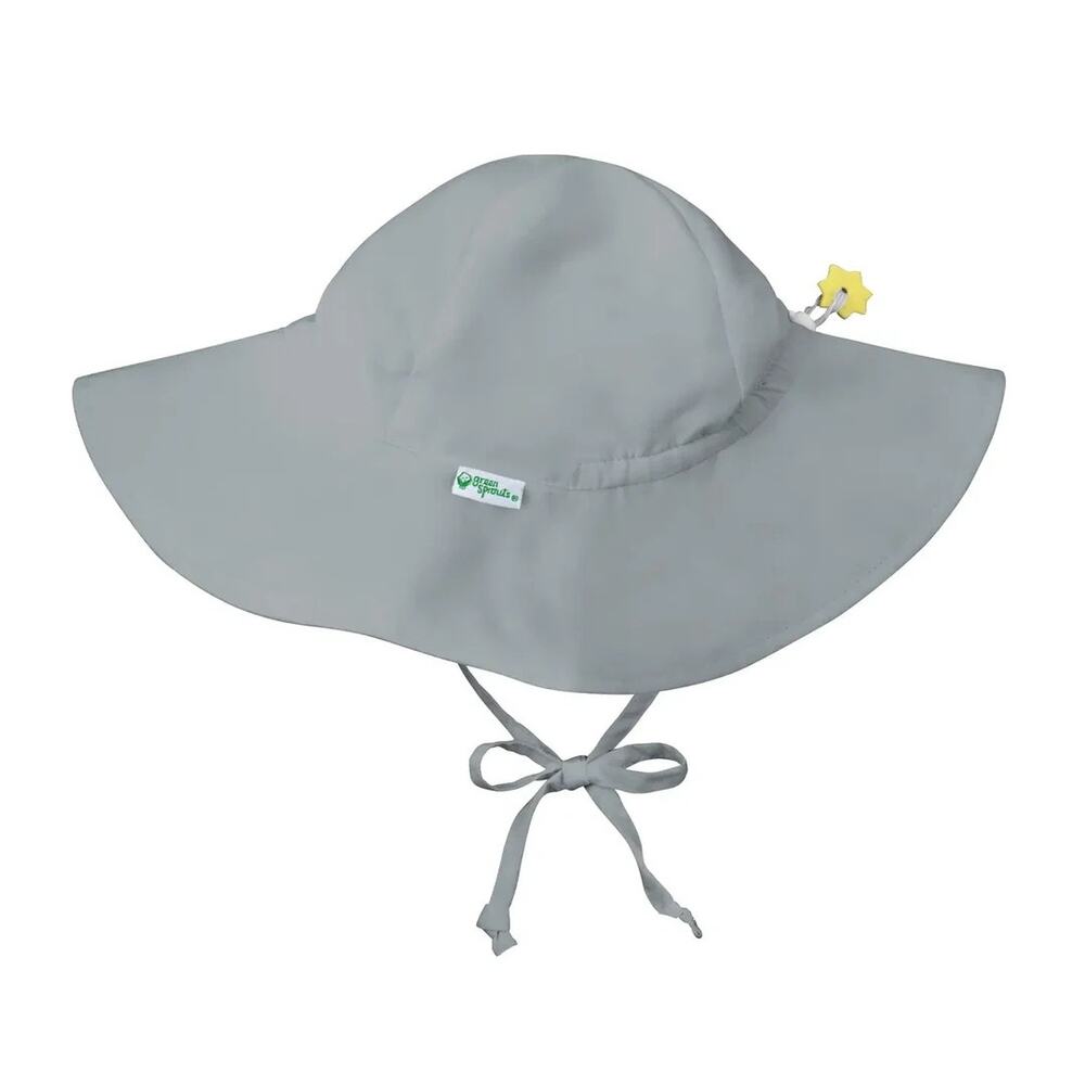 Green Sprouts Gray UPF 50+ Sun Hat Baby Size 9-18 Months